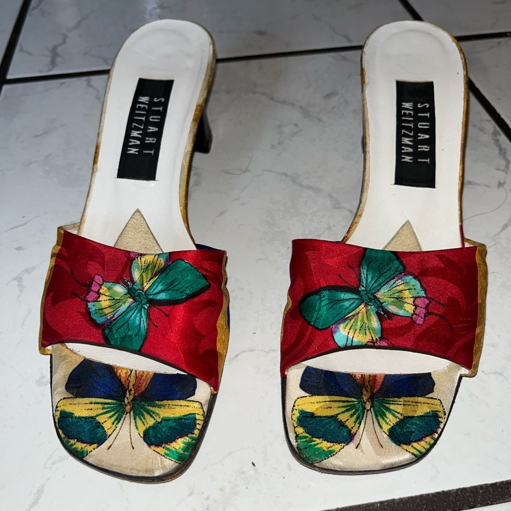 Stuart Weitzman butterfly heels